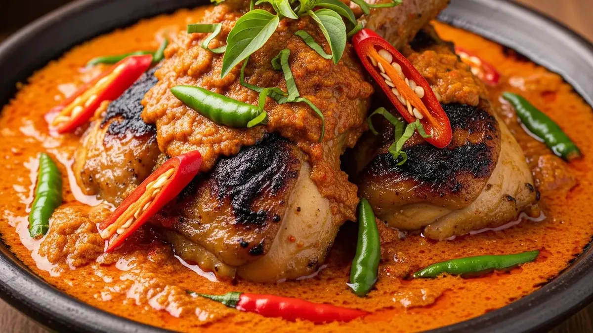 ayam pedas rantinem genteng, ayam pedas genteng, ayam pedas: Resep Ayam Pedas Ala Warung Rantinem untuk Dicoba di Rumah
