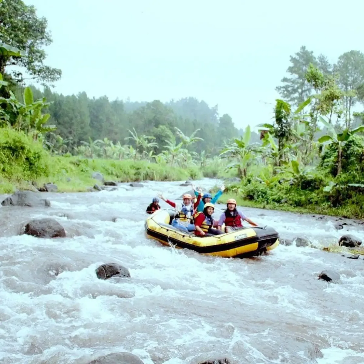 songgon rafting banyuwangi, rafting songgon, arung jeram: Anatomi Jeram di Jalur Rafting Songgon