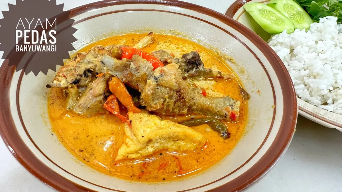 ayam pedas rantinem genteng, ayam pedas genteng, ayam pedas: Kuah Santan Pedas yang Jadi Ciri Khas Ayam Pedas Genteng