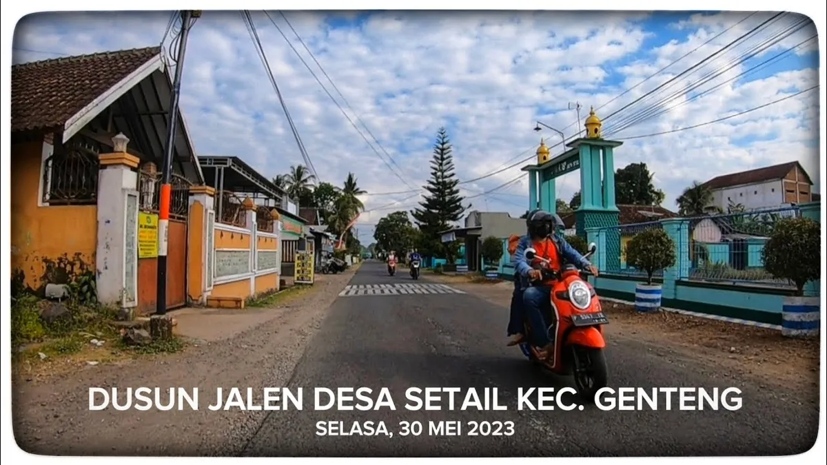 kecamatan genteng banyuwangi, kecamatan genteng, genteng