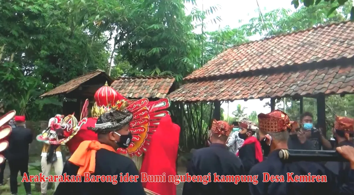 barong ider bumi kemiren, barong ider bumi, desa adat