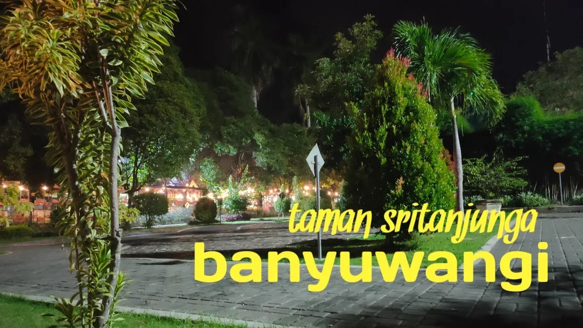 taman sritanjung banyuwangi, taman sritanjung, taman kota