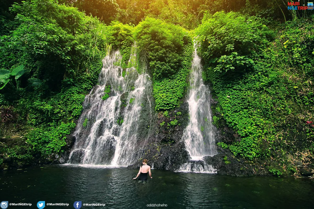 air terjun jagir banyuwangi, air terjun jagir, air terjun: Segarnya Air Terjun Jagir Banyuwangi: Tiga Aliran Air Alami
