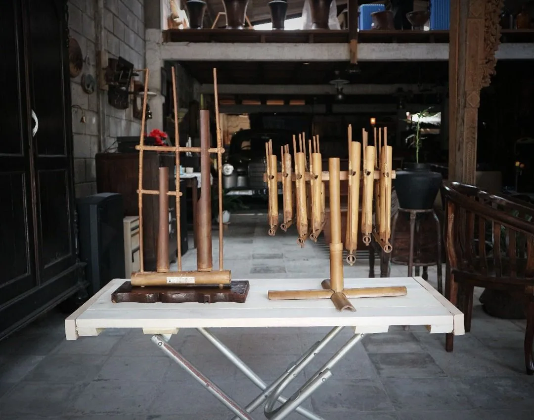 kesenian angklung paglak banyuwangi, angklung paglak, musik