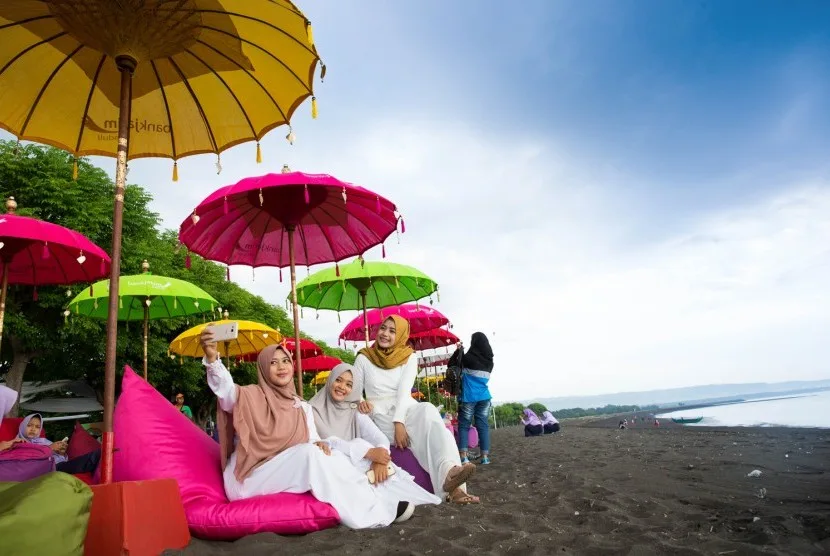 pantai pulau santen banyuwangi, pantai pulau santen, pulau