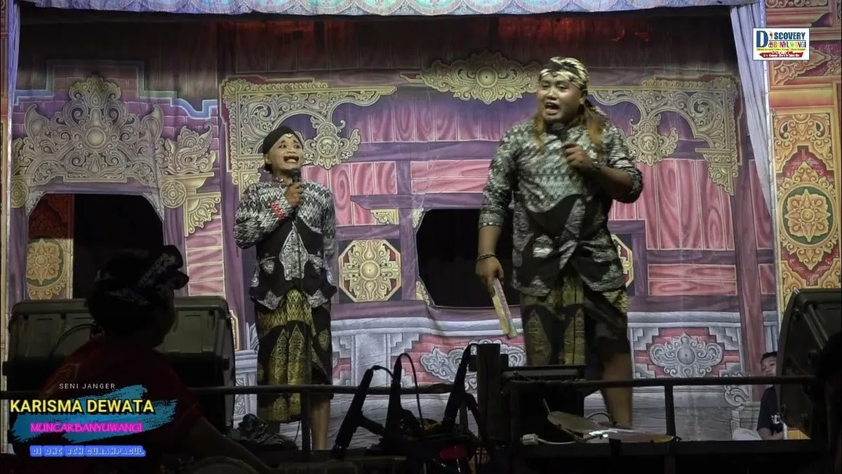kesenian janger banyuwangi, janger banyuwangi, lakon janger