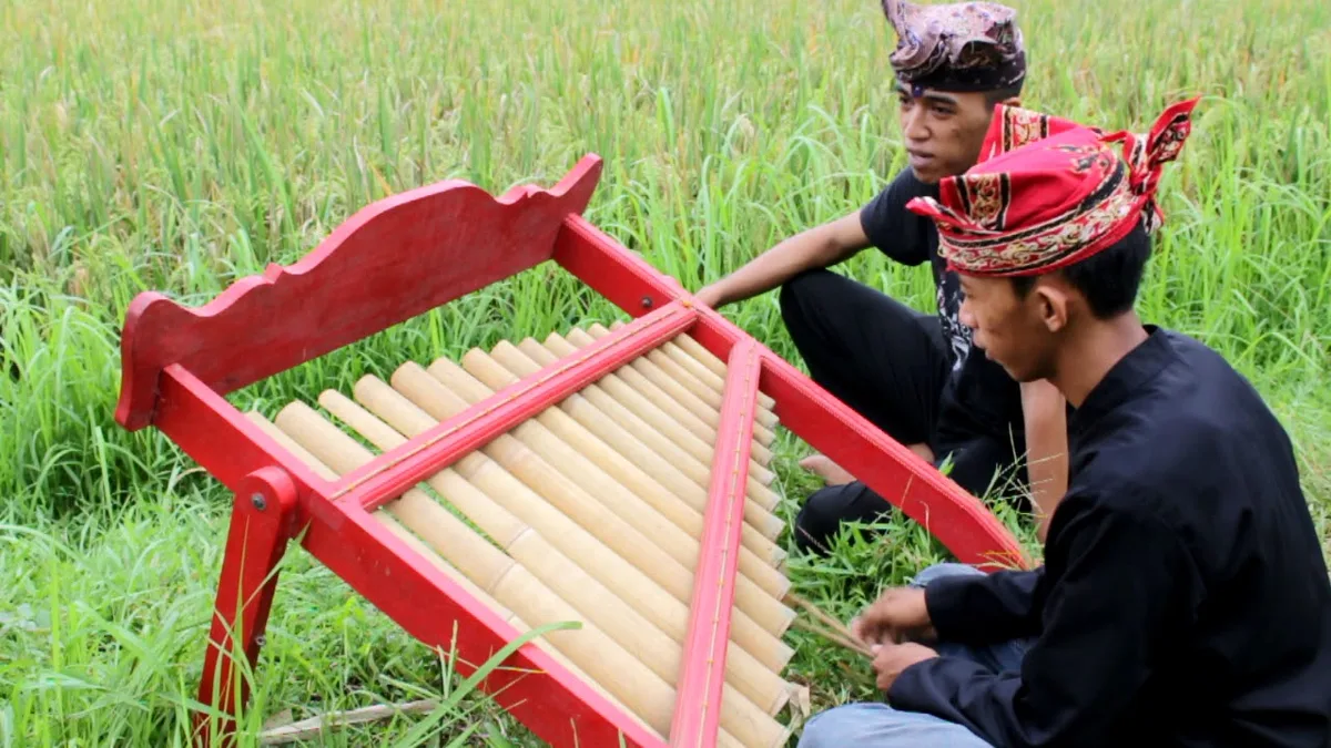 kesenian angklung paglak banyuwangi, angklung paglak, musik: Harmoni Indah Kesenian Angklung Paglak Banyuwangi: Musik