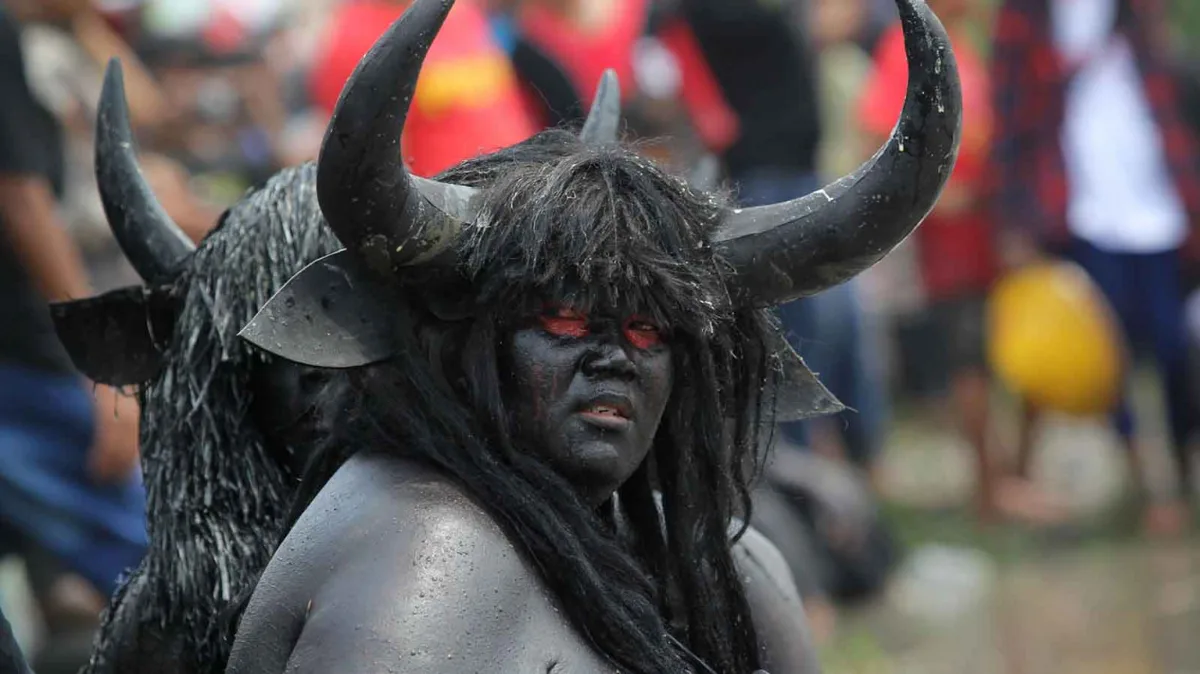 tradisi kebo keboan alasmalang, kebo keboan banyuwangi, - Tradisi Keboan Aliyan: Kerabat Ritual di Desa Sebelah
