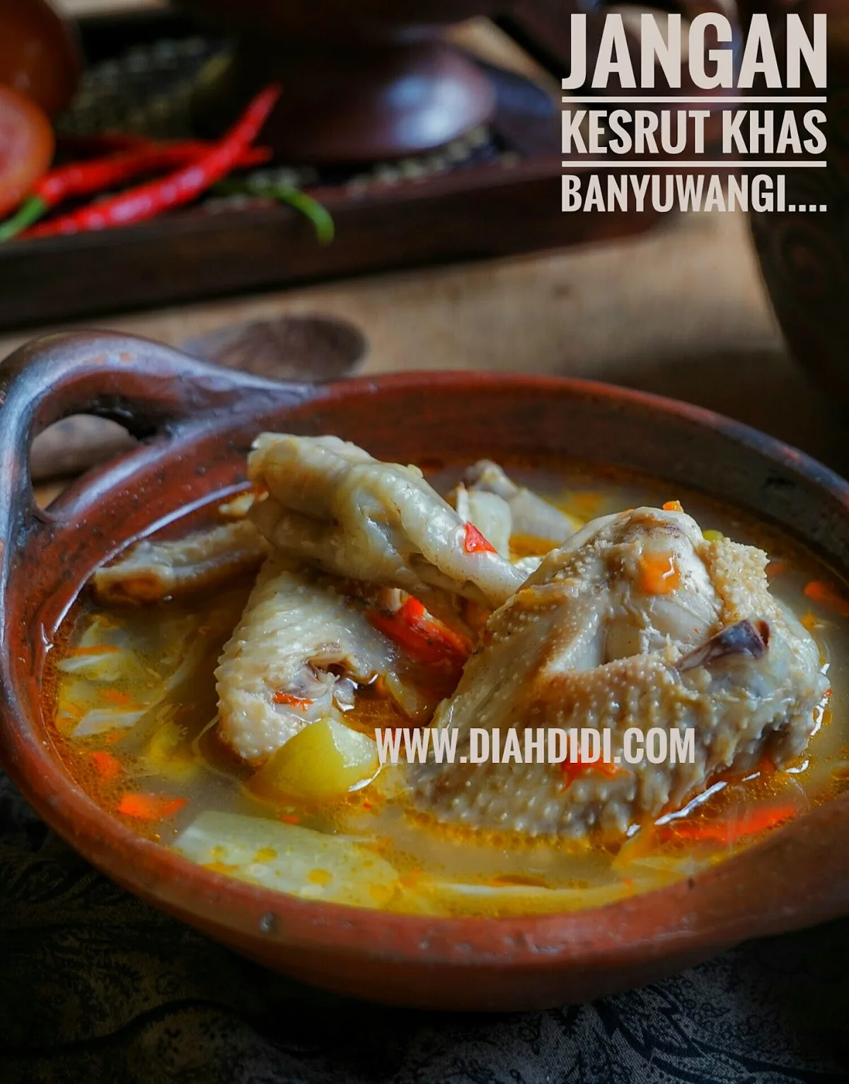 ayam kesrut banyuwangi, ayam kesrut, resep ayam kesrut,
