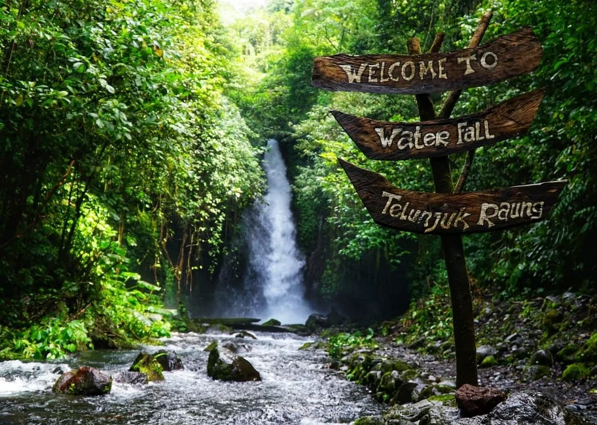 air terjun telunjuk raung, air terjun songgon, wisata - Pesona Air Terjun Telunjuk Raung di Musim Kemarau dan