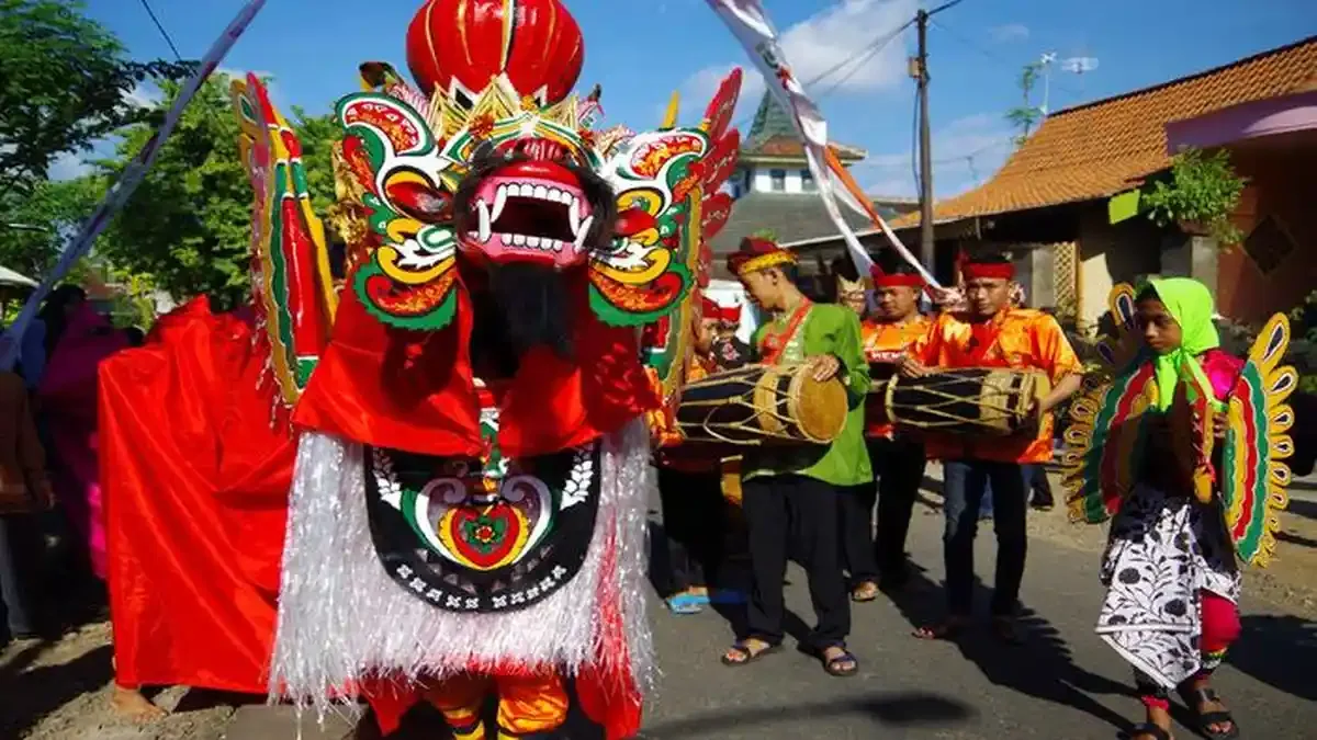 barong ider bumi kemiren, barong ider bumi, desa adat