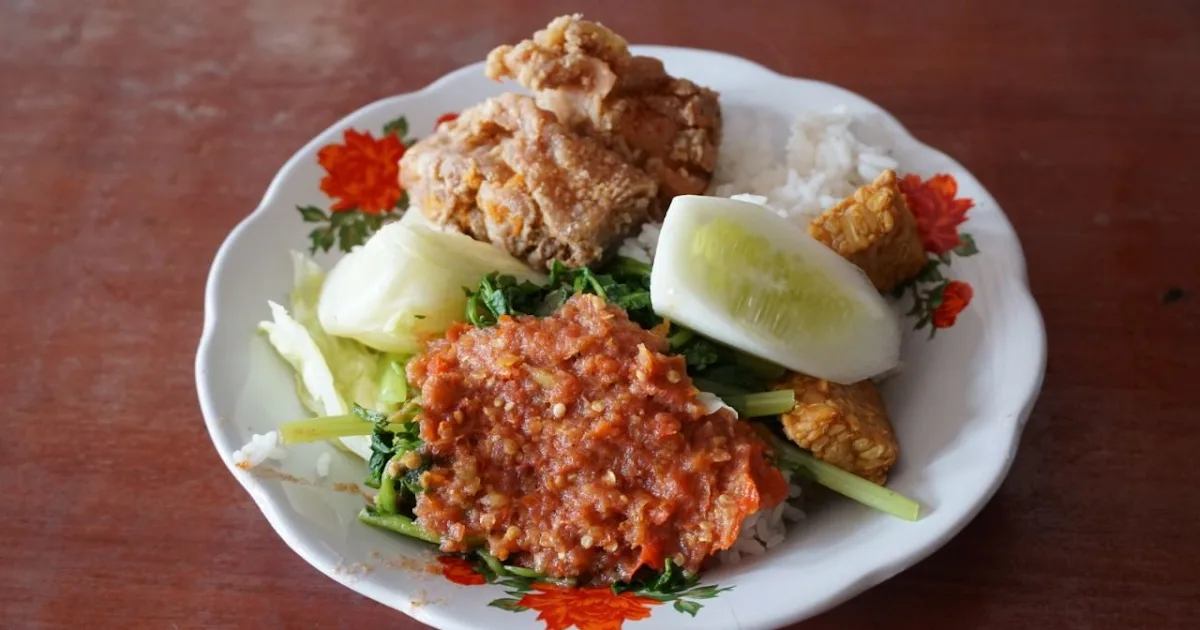 sego tempong banyuwangi, sego tempong, nasi tempong